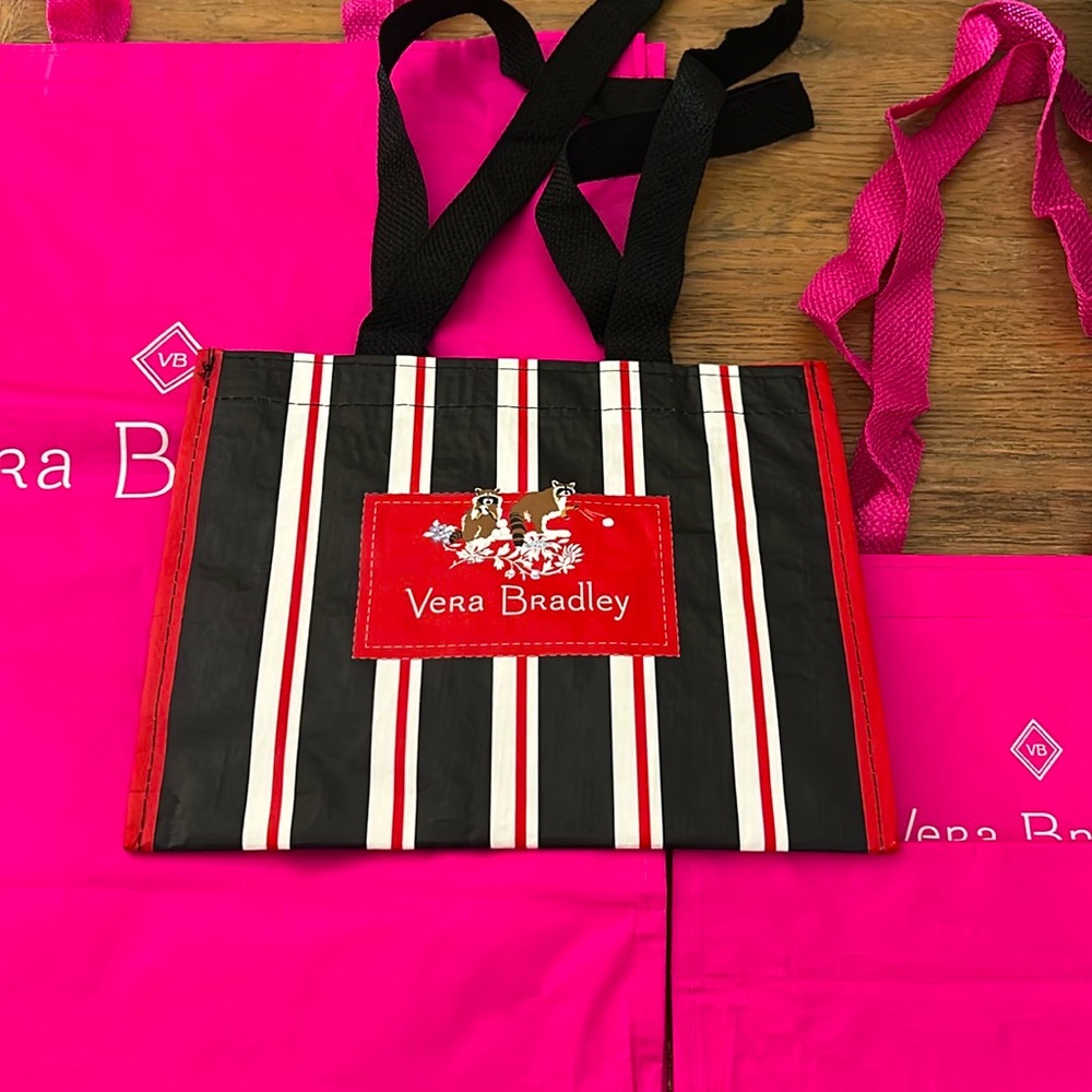 Vera Bradley 3 reusable bags.